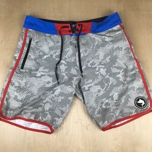 Pelagic The Wedge Boardshorts Mens Sz 36 Beach Pool Fishing